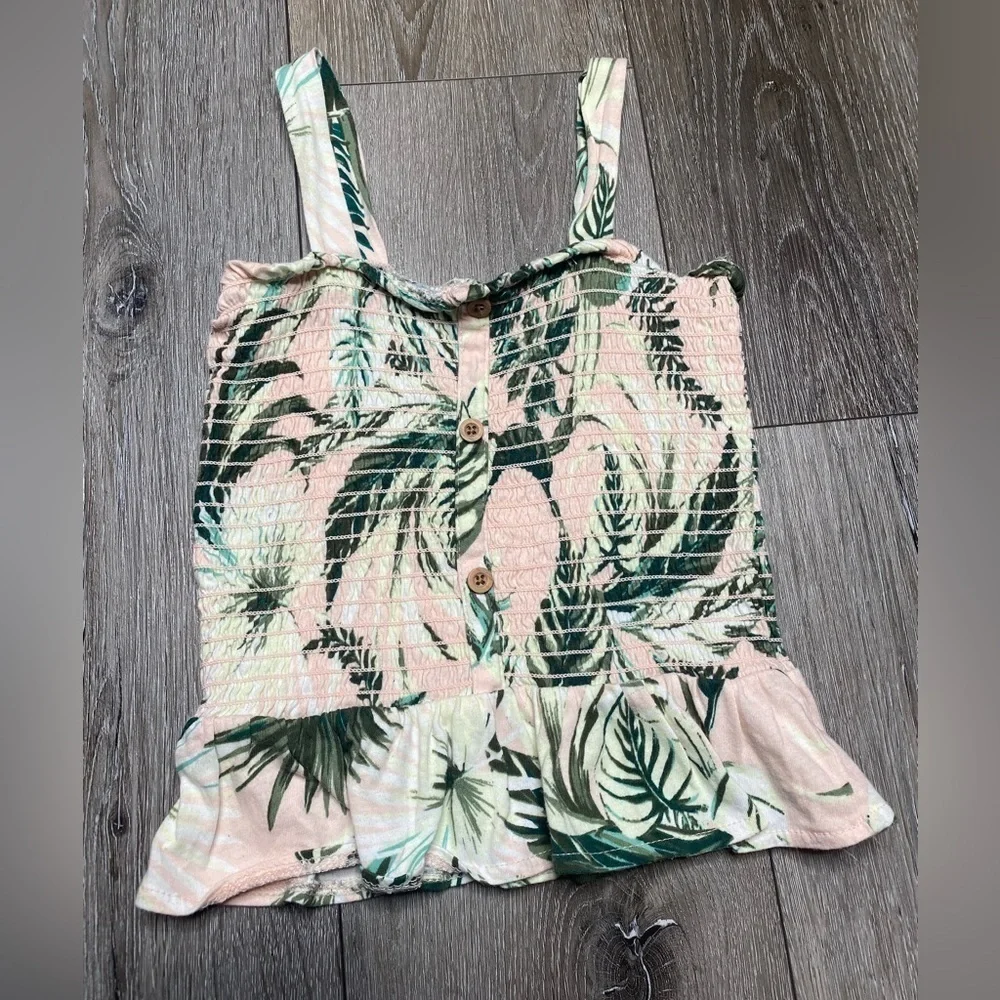 Old Navy Pawn Tree Tank Top Girl Size Small 6-7